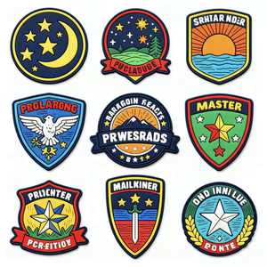 Parches Personalizados con Logotipo de Marca en Relieve, de Tela, Fieltro, PVC Ecológico, Goma Suave, Bordados, Rectangulares, 3D, con Gancho y Bucle, para Bolsas, 7-10 - Product Image 3