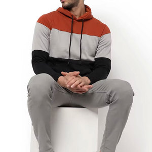 Vente en gros : Nouveau sweat à capuche multicolore tendance pour homme, coupe ample, avec logo personnalisé, en polaire vintage et poches - Product Image 3