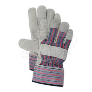 Guantes DE TRABAJO resistentes al calor personalizados guantes de trabajo de cuero para la venta en línea - Product Image 2