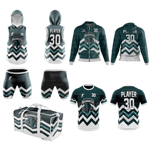 Ensemble uniforme de football américain 7v7 personnalisé à capuche, léger et uni pour filles avec short, 100 % polyester - Product Image 6