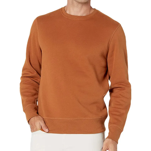 เสื้อสเวตเชิ้ตคอกลมผู้ชาย สีพื้น สไตล์ลำลอง ทรงปกติ ผ้าฝ้ายถัก แขนยาว ใส่ได้ในฤดูใบไม้ร่วง - Product Image 6