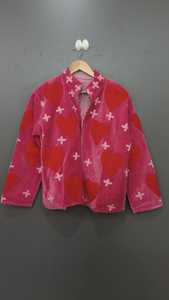 Chaqueta de Terciopelo Azul con Bordado Floral, Cuello Mandarín, Manga Larga, Abrigo de Otoño para Mujer, Diseño de Bordado a Mano - Product Image 4