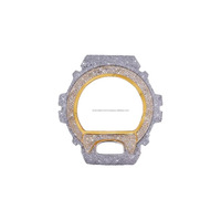 Glacier Drip zilver/zilverkleurige horlogekast Mod Kit GA03 Diver Octagon-vorm Urban Fashion Statement Upgrade-ontwerp voor uurwerken