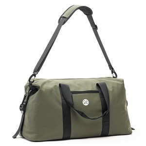 Bolsa de viaje de cuero verde GRS, bolsa de lona informal, bolso de hombro moderno, adecuado para viajes y deportes. - Product Image 3