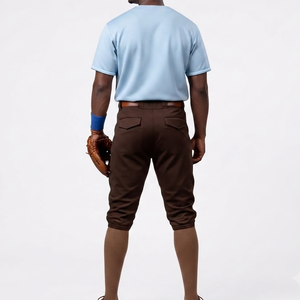 Uniforme de baseball durable et élégant pour hommes, avec coutures robustes, protection UV, coupe confortable et style moderne. - Product Image 3