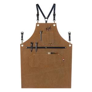 Tablier professionnel en cuir pour barbecue, outil de travail, tablier de salon, tablier de chef, tablier de cuisine, tablier de barbier, tablier de jardin en cuir - Product Image 6