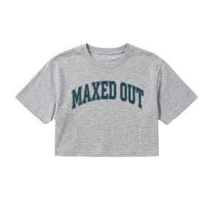 T-shirt d'été respirant pour femme, personnalisable avec logo, impression sérigraphique, manches courtes, col rond, tendance pour la maison, ODM - Product Image 3