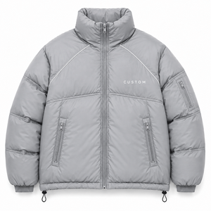 Men's Streetwear Puffer <b>Jacket</b> Lightweight Thermal <b>Winter</b> Coat OEM Custom Clothing - Product Image 6