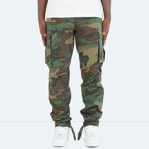 กางเกงคาร์โก้ลำลองผู้ชาย สตรีทแวร์ น้ำหนักเบา ผ้าฝ้ายคุณภาพสูง หลายกระเป๋า แบบสั่งทำ - Product Image 6