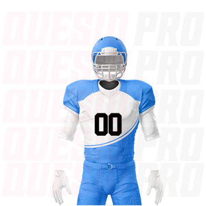 Uniformes de Fútbol Americano para Adultos, Tallas Grandes, Conjunto de Jersey y Pantalones, Duraderos, Protección UPF 50, Secado Rápido, Absorción de Humedad - Product Image 3