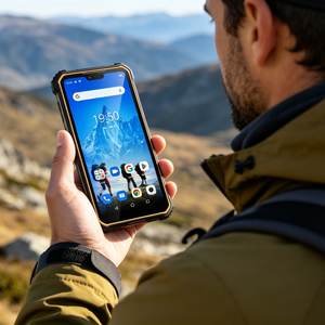 Téléphone <span class=keywords><strong>Android</strong></span> 4G UNIWA F910, écran 6,23 pouces FHD+, processeur Helio G85, 6 Go + 128 Go, batterie 10000 mAh, appareil photo 48 MP, NFC, IP68, <span class=keywords><strong>smartphone</strong></span> robuste - Product Image 2