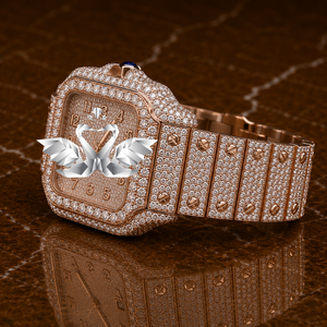 High Quality Moissanite Diamond Watch Men Full Iced Out VVS Stones Watch - Product Image 3