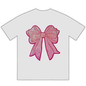 Parches bordados de lentejuelas en forma de lazo grande, tela de hierro revestida de resina, decoración de ropa, Material de fieltro con apliques - Product Image 3