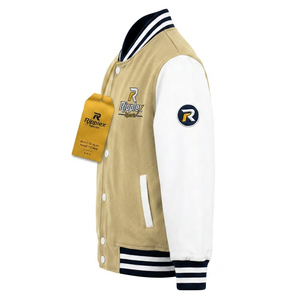 Everyday kids varsity <b>jacket</b> with modern sporty look soft comfort and durable fabric for active lifestyles OEM ODM Service - Product Image 3