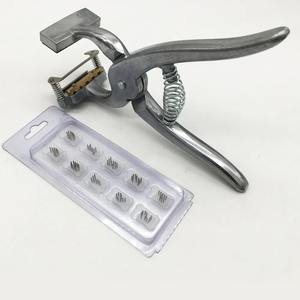 1 unidad Pinza perforadora de orejas para ganado ovino, porcino y canino, de aleación de aluminio, para identificación veterinaria, herramientas y suministros para ganadería - Product Image 5