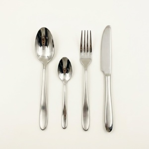 Modern Luxury Stainless Steel Flatware Set Mirror Polished Silverware For Weddings Hotels And Fine Dining Home Decoration - Product Image 1