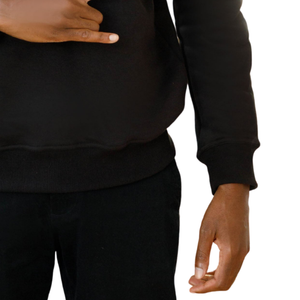<b>Black</b> 1914 Chenille Sweatshirt Mens Greek Letter Crewneck Premium Fraternity Pullover Soft <b>Fleece</b> Classic Fit Casual Apparel - Product Image 5