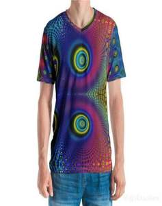 T-shirt graphique pour homme de haute qualité, respirant, coupe ajustée, séchage rapide, col rond, impression de logos, 250 GSM - Product Image 5