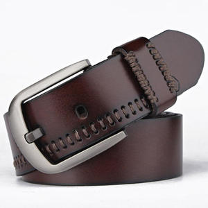 Ceinture en cuir véritable de vache pour homme, qualité supérieure, classique, décontractée, longueur réglable, boucle en acier, écologique, durable, robuste - Product Image 4