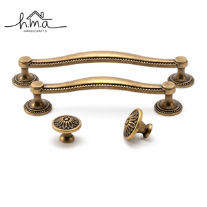 Brass and Natural Wood Cylindrical Cabinet Handle with Brushed Silver Rectangular Mount Modern <b>Straight</b> <b>Bar</b> Drawer Pull - Product Image 2
