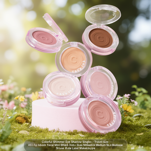 Fard à paupières scintillant coloré, format voyage, pour carnations moyennes, maquillage en marque blanche - Product Image 3