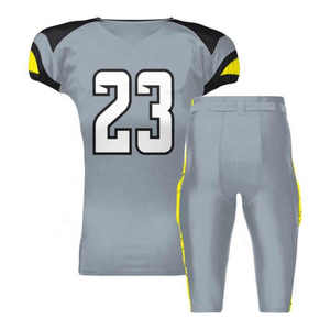 Uniforme de Fútbol Americano Personalizado de Alta Calidad en Dos Tonos, Estilo Profesional para Adultos con Pantalones Cortos, Ropa Deportiva Juvenil Americana - Product Image 1
