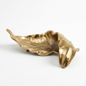 Bandeja Redonda de Metal Martillado Dorado Hecha a Mano con Asas - Plato de Servir Texturizado con Acabado de Latón Decorativo para Hogar y Hotel de Lujo - Product Image 1