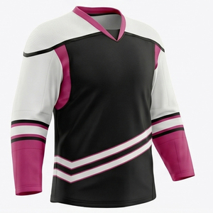 Maillot de hockey sur glace sublimé pour femme, tenue d'entraînement, maillot de terrain de glace, maillot de hockey OEM à manches longues - Product Image 1