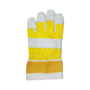 Gants de travail antidérapants en cuir pour la construction, équipement de sécurité, fournisseur de gants EPI, gants de protection des mains personnalisés OEM - Product Image 3