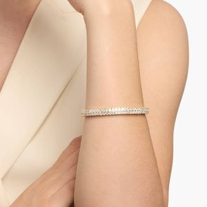 14K Yellow Gold Double Row Lab Grown Diamond Tennis <b>Bracelet</b> - Product Image 2