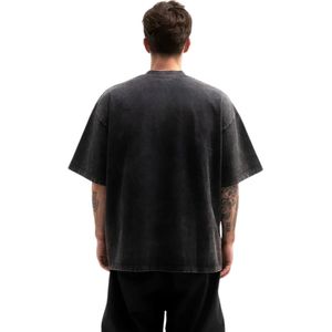 เสื้อยืดคอตตอนโอเวอร์ไซส์ผู้ชาย ทรงหลวม แขนสั้น สไตล์สตรีทแวร์ เสื้อยืดลำลองใส่ได้ทุกวัน ขายส่งจากผู้ผลิตและผู้จัดจำหน่าย - Product Image 2