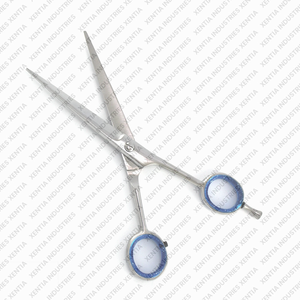 Ciseaux de coiffure 6 pouces, ciseaux de barbier pour salon, ciseaux à cheveux et à barbe professionnels en acier inoxydable, instruments en acier inoxydable - Product Image 2