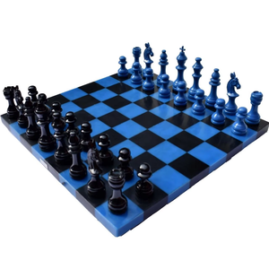 Antique Wooden Resin <b>Chess</b> Board Games Set for Tournament Kids and Adults from India - Product Image 1