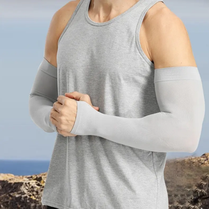 Manchons de compression athlétiques anti-UV en tissu extensible respirant pour le fitness et le sport – Vente en gros et en vrac - Product Image 6