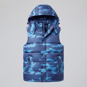 Chaleco Acolchado con Capucha para Hombre, Diseño Camuflaje, Tendencia 2026, Ropa de Invierno, Sin Mangas, Aislante, para Exteriores - Product Image 4