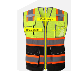 Chaleco de Seguridad Personalizado con Impresión, Alta Visibilidad, Reflectante, con Opciones de Logotipo Personalizado para Equipos de Construcción y Seguridad - Product Image 2