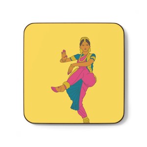 Handmade MDF Lacquered Colorful Diwali <b>Coasters</b> Set <b>Heat</b> Resistant Cup Mat Festival Gift Home Decoration Tableware Modern Carton - Product Image 5