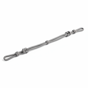 Cordones para sombrero de uniforme ceremonial de primera calidad, longitud personalizada, diseño trenzado, acabado plateado recubierto - Product Image 2