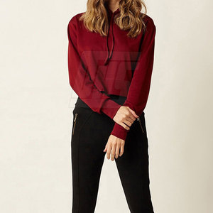 Hoodies tendance pour femmes, coupe courte, matière légère et respirante, design moderne, adaptés à un usage quotidien et aux activités de plein air - Product Image 5