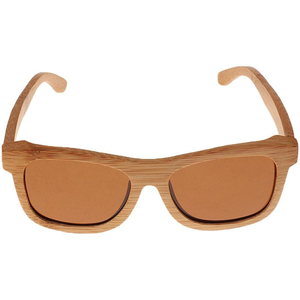 Handcrafted <b>Round</b> Wooden <b>Sunglasses</b> With Carved Temples Retro Eco-Friendly Wood Frame Eyeglasses OEM ODM Polarized UV400 Custom - Product Image 4