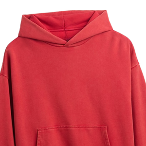 Sudadera con Capucha Premium Roja y Naranja, Manga Larga, Tejido de Poliéster, Bolsillo Canguro, Estilo Casual Unisex para Otoño - Product Image 3