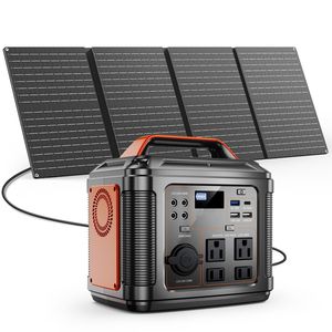 Portable 300W Powerbank Solar Generator 60W Solar Panel 80000mAh Lithium Battery <b>USB</b>-A Charging Output AU <b>Plug</b> for Camping - Product Image 1