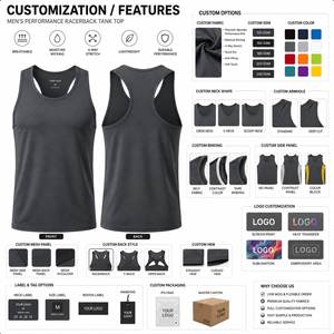 เสื้อกล้ามตาข่ายระบายอากาศ ขอบดิบ ตัดเย็บแบบ Racerback สีสันตามสั่ง รับผลิตแบรนด์ส่วนตัว ขายส่ง สำหรับใส่ชายหาดช่วงฤดูร้อน - Product Image 3