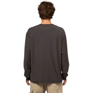 เสื้อยืดคอตตอนผู้ชายดีไซน์ใหม่ 300gsm ทรงโอเวอร์ไซส์ แต่งลายปะติดนูน ทรงบ็อกซี่ ดีไซน์สั่งทำพิเศษ เนื้อผ้าหนา แบบกลับด้านได้ - Product Image 3