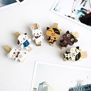 Dolce famiglia Mini clip in legno/morsetti oggetti decorativi - Product Image 4