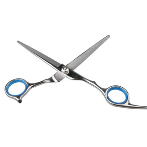 Tijeras de Corte de Pelo Tegra Surgical de 6 Pulgadas, Acero Inoxidable, para Diestros, 28 Dientes, Mango Mediano de Goma, para Barbería, Certificación CE - Product Image 2