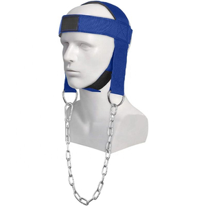 Arnés de cabeza para levantamiento de pesas con cadena, cinturón de entrenamiento para cuello, ejercicio de gimnasio, fitness, culturismo, venta al por mayor de fábrica a bajo precio - Product Image 2