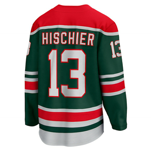 Maillot de hockey sur glace personnalisé de qualité supérieure, nouveau design en polyester avec impression par sublimation et logo brodé - Product Image 4