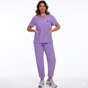 Uniformes Médicos Personalizados con Logotipo, Trajes de Enfermería para Hospitales, Clínicas Dentales y Salones de Belleza, Uniformes de Dos Piezas para Dentistas y Personal Médico Masculino - Product Image 5