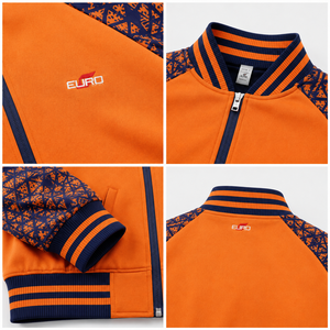 Men Sublimation Varsity Jacket Full <b>Dye</b> Sublimated Baseball Jacket with Premium Polyester Fabric Ribbed Collar Varsity Jacket - Product Image 5